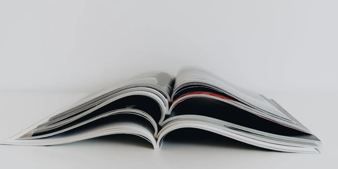 ejemplo de diseño editorial, revista